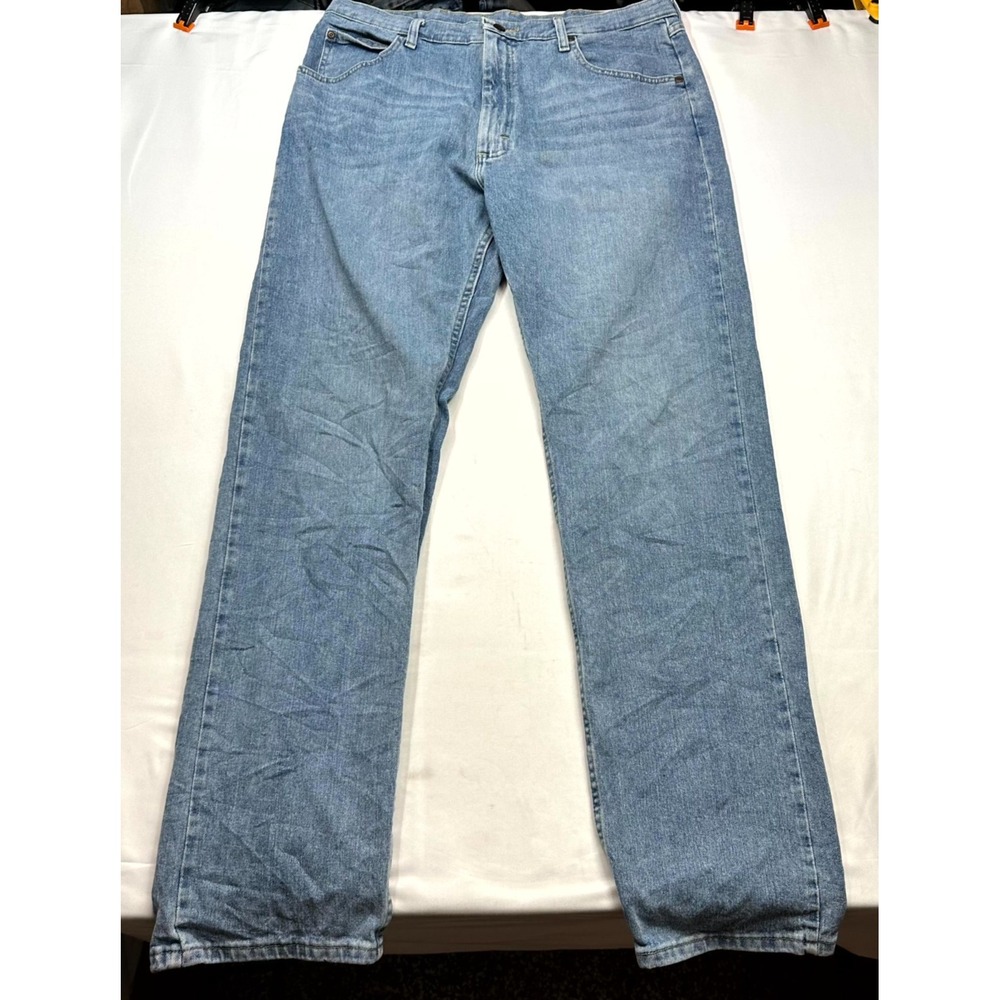 Wrangler Five Star Premium Denim Flex for Comfort Jeans Mens 36x34 Blue Regular